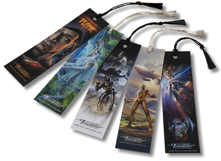 Buy Brad's beautiful bookmarks superb artwork and illustration